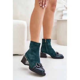 Step in style Cizme Model MR880-127 Verde Inchis - Pas in stil 1