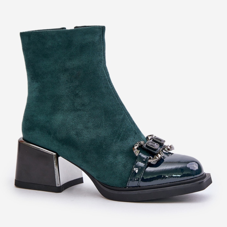 Step in style Cizme Model MR880-127 Verde Inchis - Pas in stil 2