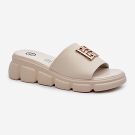 Step in style Sandale Flip-flops Model Vinceza 41444 Bej - Pas în stil 2