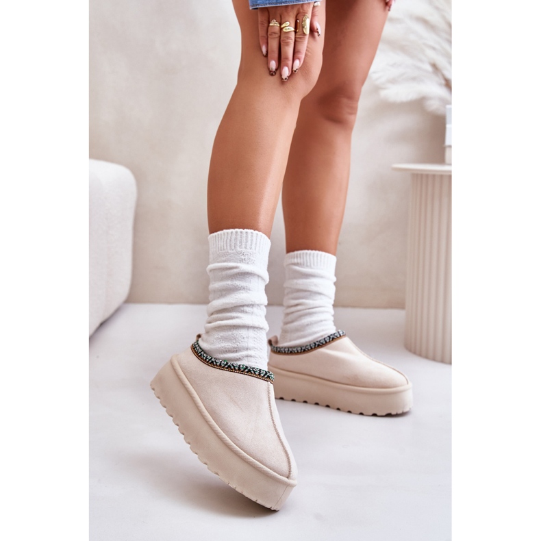 Step in style Papuci Model Neroma 877-1 Bej Deschis - Pas in stil 1