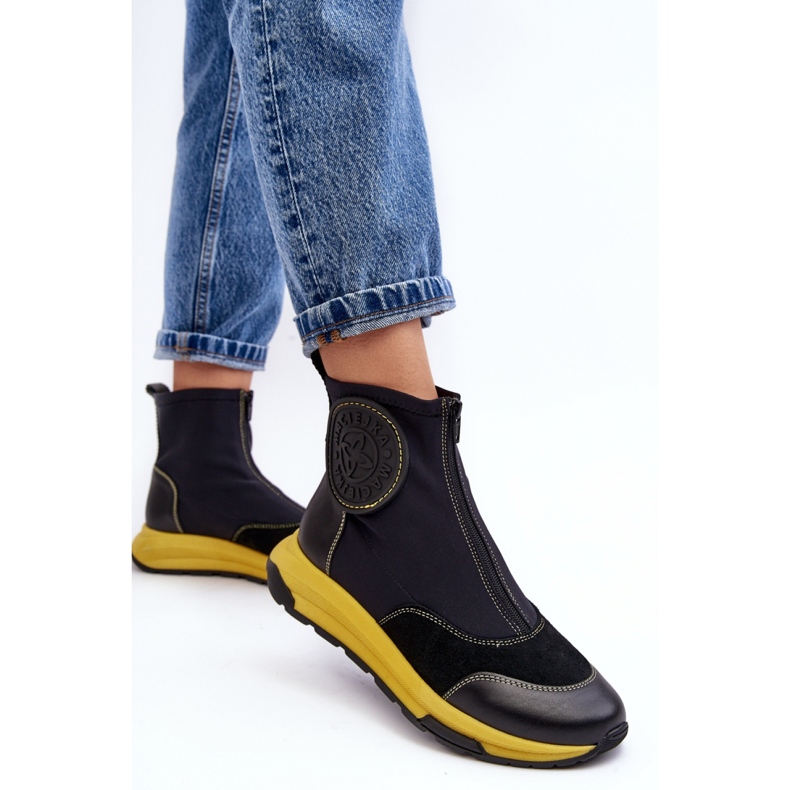 Botine de dama Maciejka negre negru 2