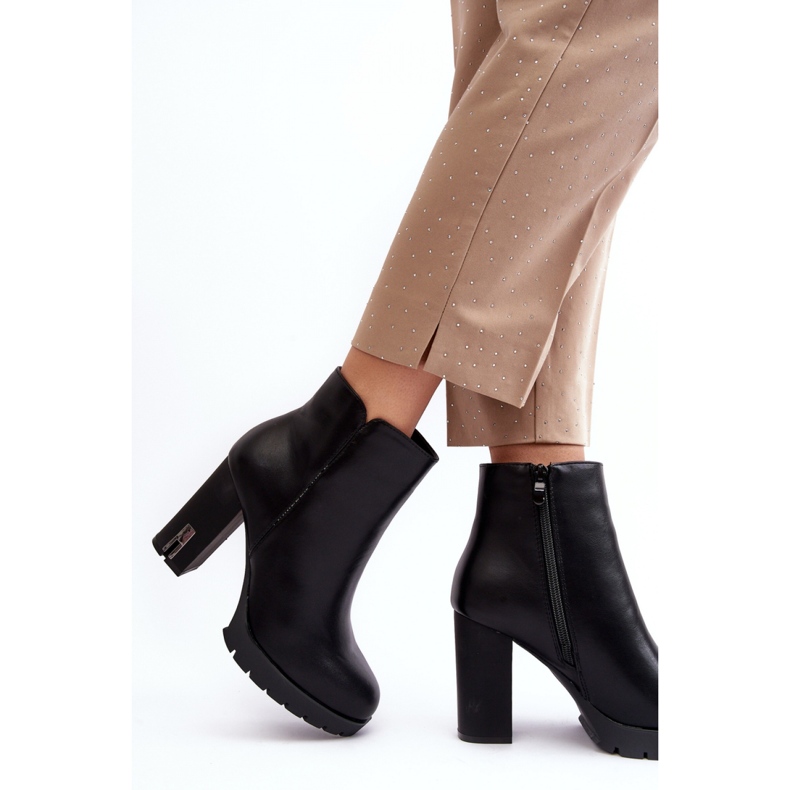 Botine de dama Negre negru 2