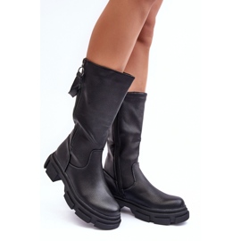 Step in style Cizme Model Lizames YK032P Negru - Pas in stil 1