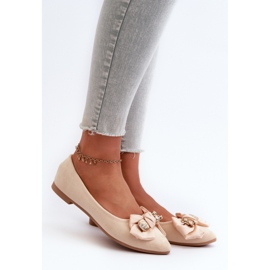 Step in style Balerina Model Satris ZA39P Bej Deschis - Pas in stil 1