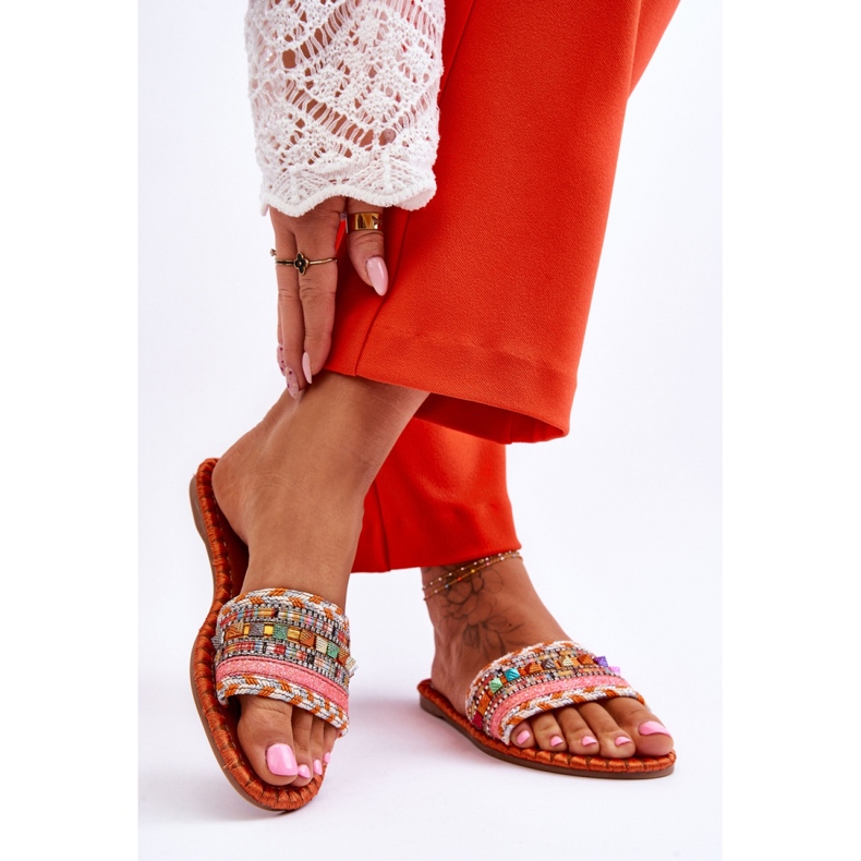 Step in style Sandale Flip-flops Model Bellisa CK270P Orange - Pas în stil portocale 1