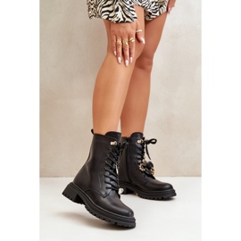 Genți de damă cu ace negre negru 1