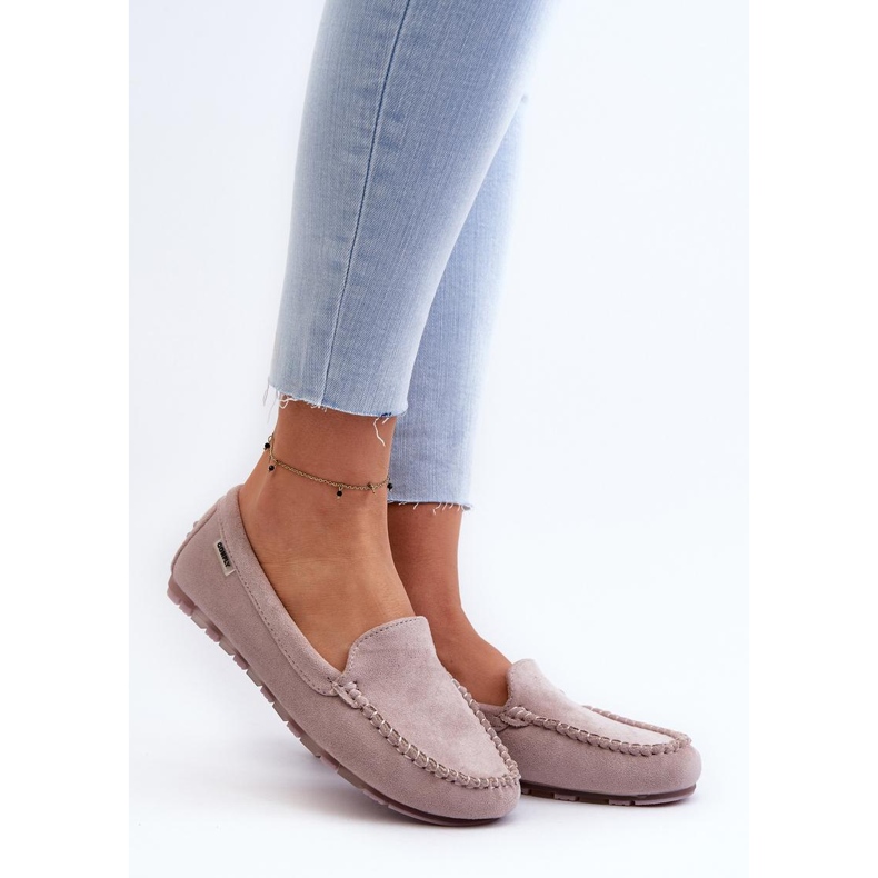 Mocasini de dama violet 1