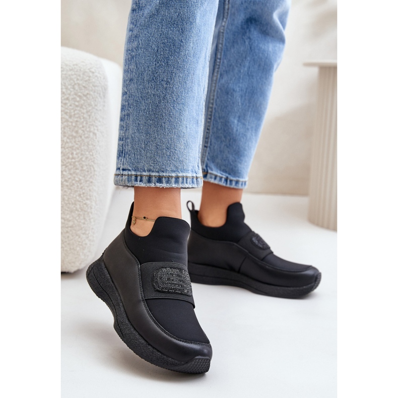 ARTIKER Pantofi sport slip-on dama Negri negru 1