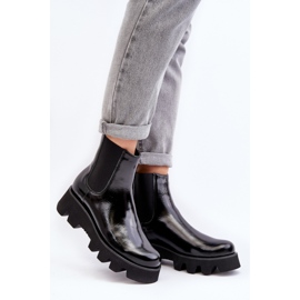 Botine plate dama Laura Messi negre negru 1 Botine plate dama Laura Messi negre negru 1