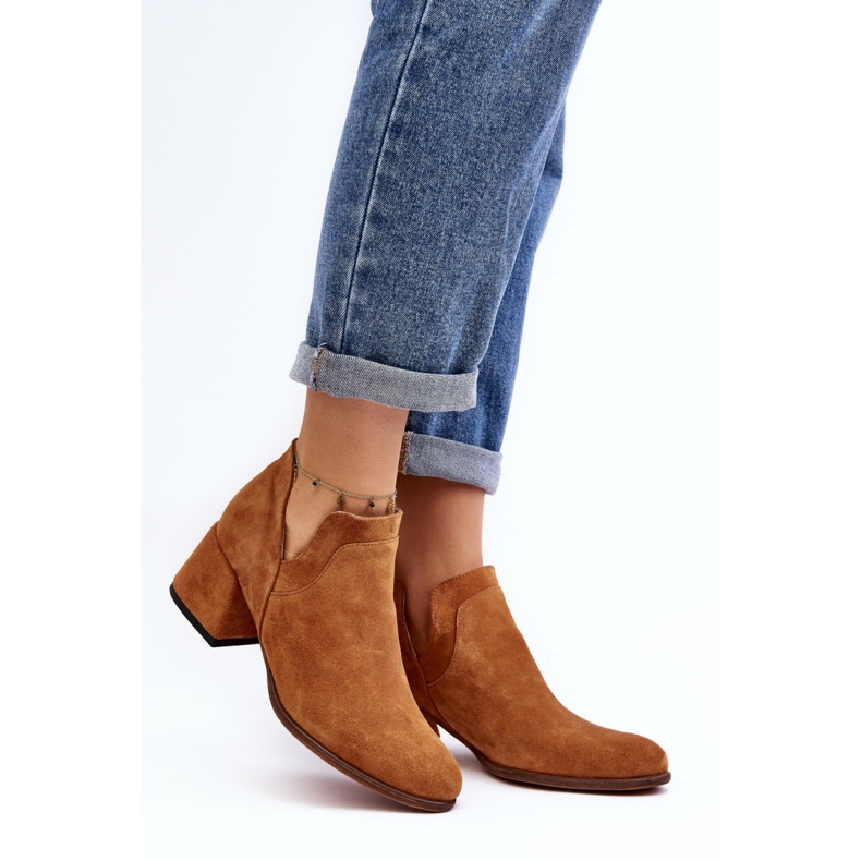 Step in style Cizme Model Dalros 4175 Camel - Pas in stil maro 1