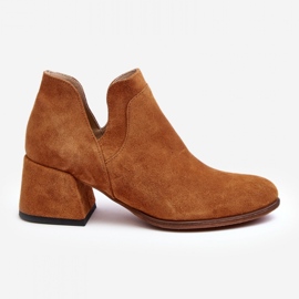 Step in style Cizme Model Dalros 4175 Camel - Pas in stil maro 3
