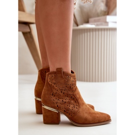Step in style Cizme Model Vosilara NS528P Camel - Pas in stil maro 3