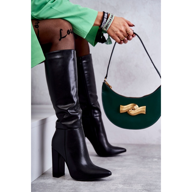 Step in style Cizme Model Tressa NC1296 Piele Neagra - Pas in stil negru 2