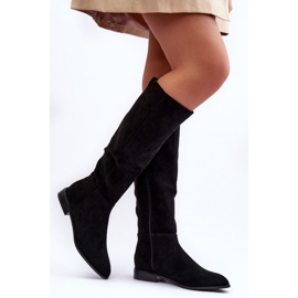 Step in style Cizme Model Eelin MV318 Black Suede - Pas in stil negru 2