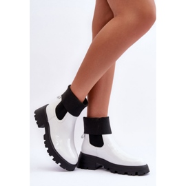 Step in style Cizme Chelsea Model Pavo DES925M Lac Alb - Pas in stil 2