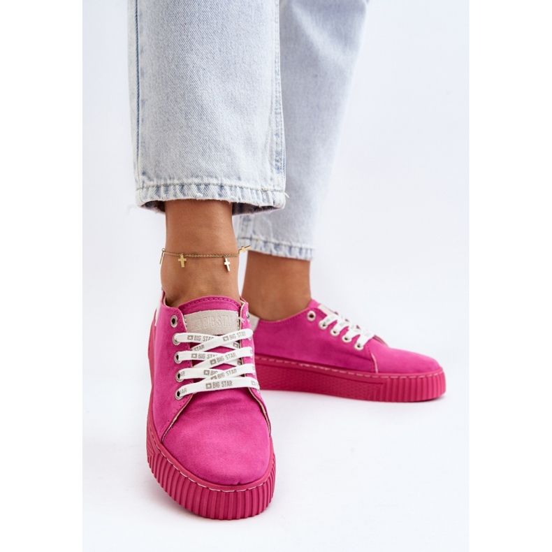 Step in style Adidași Model Big Star NN276004 Fuchsia - Pas în stil roz 2