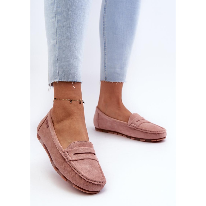 Mocasini de dama Big Star Pink roz 2 Mocasini de dama Big Star Pink roz 2