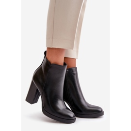 Botine izolate dama Negru 2