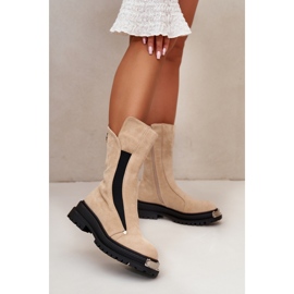 Step in style Cizme Model Palimra NC1306 Bej Deschis - Pas in stil 1
