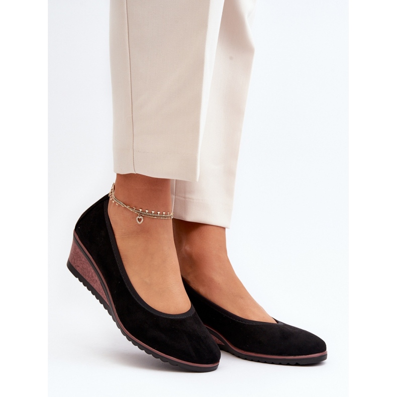 Pantofi negri pentru damă negru 1