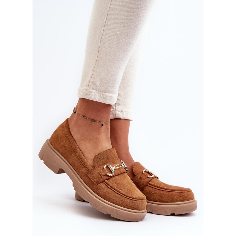 Step in style Mocasini Model Lighas F003 Camel - Pas in stil maro 1