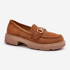 Step in style Mocasini Model Lighas F003 Camel - Pas in stil maro 2