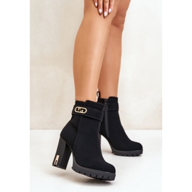 Step in style Cizme Model Narielis 3089 Black - Pas in stil negru 1