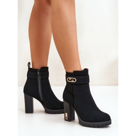 Step in style Cizme Model Narielis 3089 Black - Pas in stil negru 3