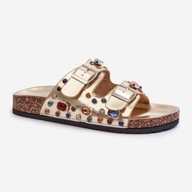 Step in style Sandal Flip-flops Model S.Barski MY121 Gold - Pas în stil galben 2