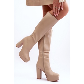 Step in style Cizme Model Baldrema F11188 Bej - Pas in stil 3
