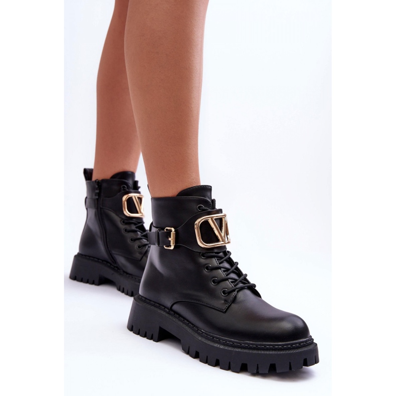 Step in style Muncitori Model Lalede H21-72 Negru - Pas in stil 2