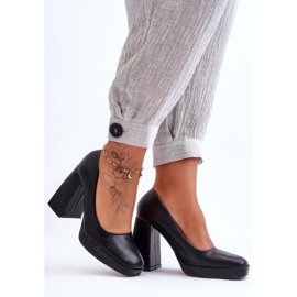 Step in style Pompe Model Rosalia N045 Black - Pas în stil negru 1