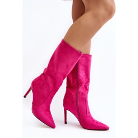 Step in style Cizme Model Odetteia CLS-256 Fuchsia - Pas in stil roz 2