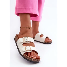 Step in style Sandale Flip-flops Model Cortina DZ121-9 Alb - Pas în stil 3