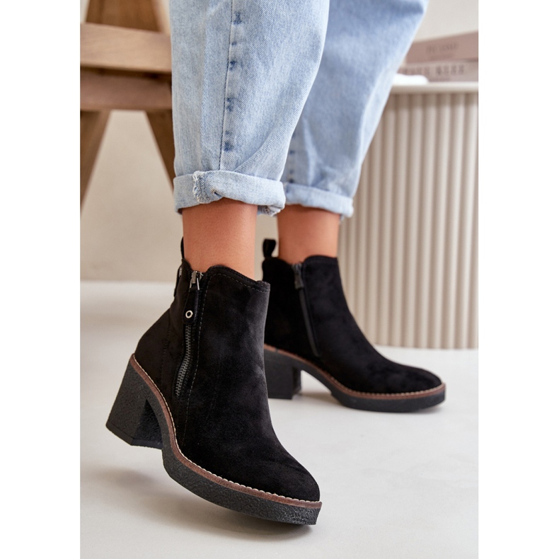 Step in style Cizme Model Velarilla KE221 Negru - Pas in stil 1