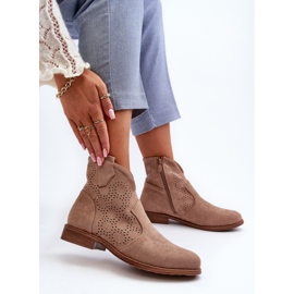 Step in style Cizme Model S.Barski HY66-151 Bej - Pas in stil 1