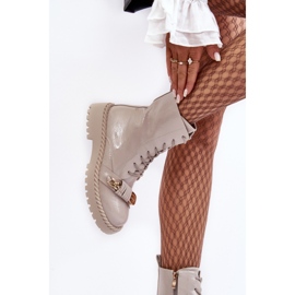 Step in style Cizme Model Da MR870-67 Gri deschis Lac - Pas in stil 2