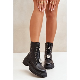 Step in style Muncitori Model Kristines LQ-122 Black - Pas în stil negru 1