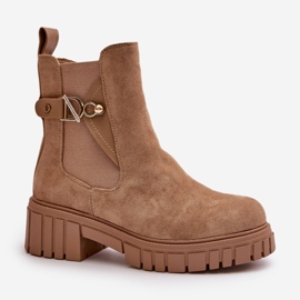 Step in style Cizme Model Bervena SZ103 Bej - Pas in stil 2