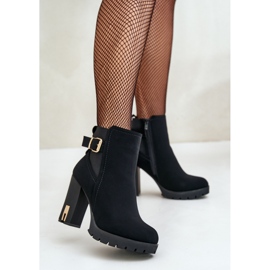 Step in style Cizme Model Erilanes 4382 Black - Pas in stil negru 3