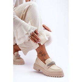 Step in style Mocasini Model Aricka 7961 Bej - Pas in stil 2