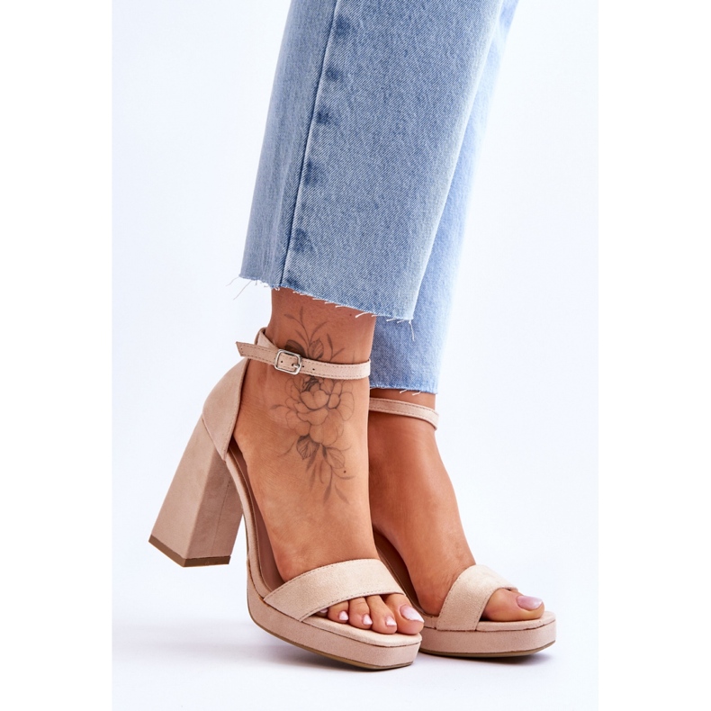 Step in style Sandale Model Merila LC-29 Bej - Pas în stil 1