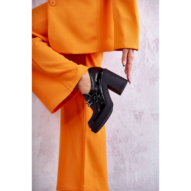 Step in style Pantofi Model Jaime 20116 Black Lakier - Pas in stil negru 2