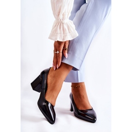 Step in style Pompe Model Sergio Leone PB411 Black Lakier - Pas în stil negru 1