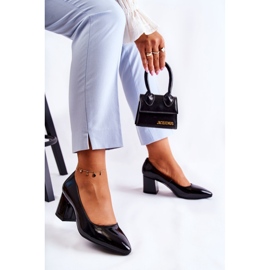 Step in style Pompe Model Sergio Leone PB411 Black Lakier - Pas în stil negru 2