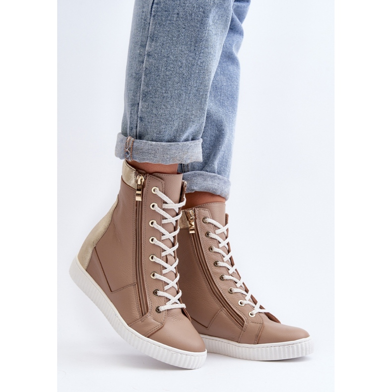 Step in style Tenisi Model Zazoo 3081 Bej - Pas in stil 1