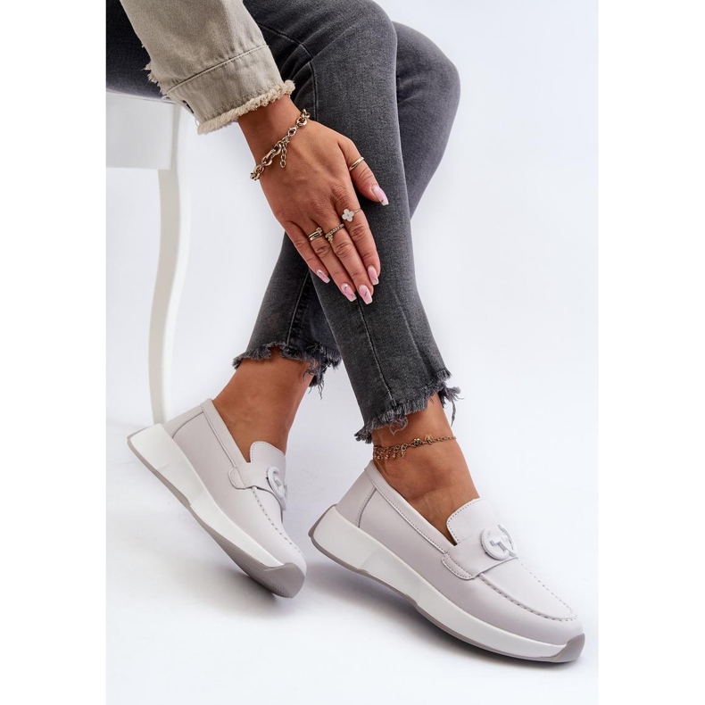 Step in style Mocasini Model S.Barski LR490 Gri ​​deschis - Pas in stil 1