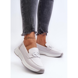 Step in style Mocasini Model S.Barski LR490 Gri ​​deschis - Pas in stil 2