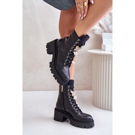 Step in style Muncitori Model CheBello 4590 Black - Pas în stil negru 3