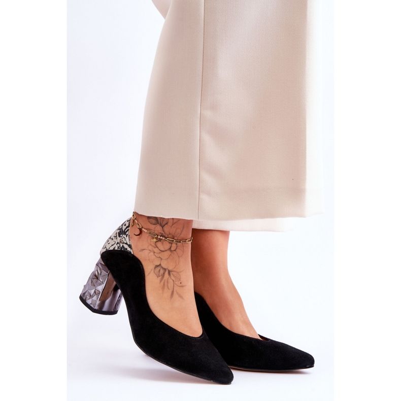 Step in style Pompe Model Maciejka 05042-43 Negru - Pas în stil 2